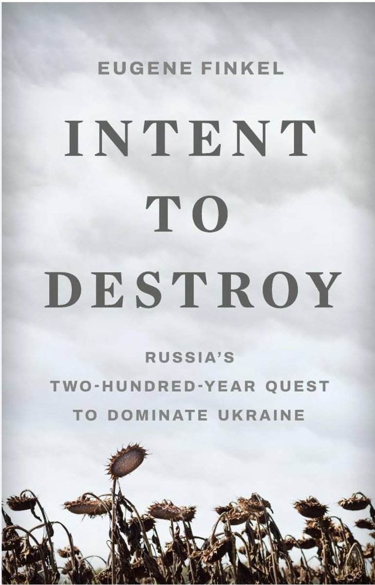 Weekend's reading: Intent to Destroy. Finkel shows how interaction between identity and security motivated Russia's policies towards Ukraine from Romanov's to Putin. A must-read masterpiece.