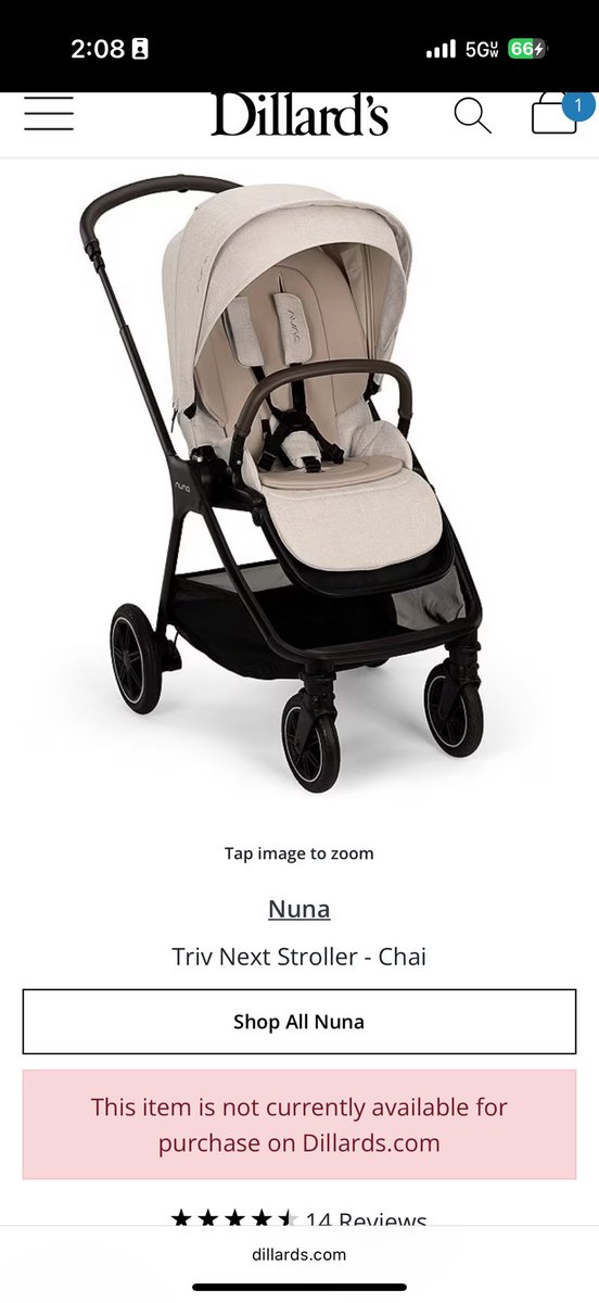 loreearroyo's tweet photo. It seems like someone is giving false information. @Nuna_USA says this model is exclusive to @Dillards , but the physical #dillards stores in Arizona say they don't carry that color. Who should I report this misleading information to? #misleading #nuna #dillards #trivnext https://t.co/5dVgLUU3xd