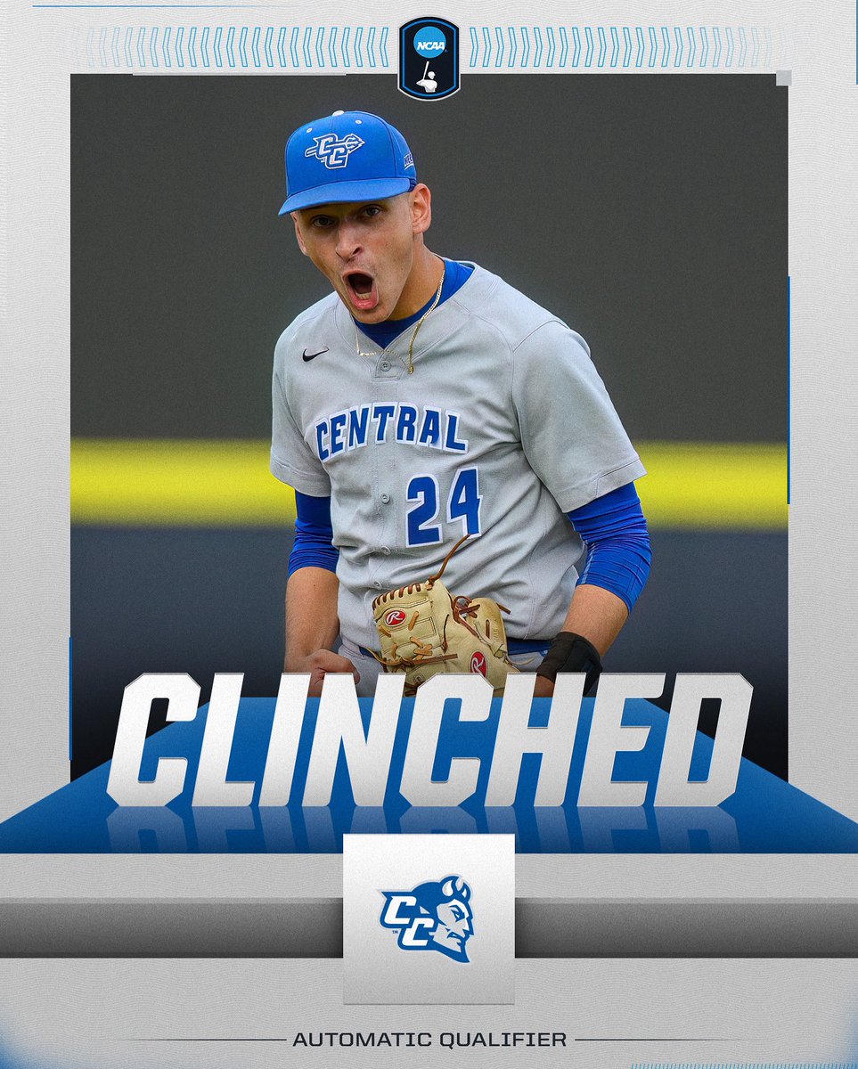 🔵😈 CLINCHED 🔵😈

<a href="/ccsubaseball/">CCSU Baseball</a> defeats Long Island University to win the <a href="/NECsports/">NEC</a> tournament and secure the AQ for the #RoadToOmaha. 

#NCAABaseball