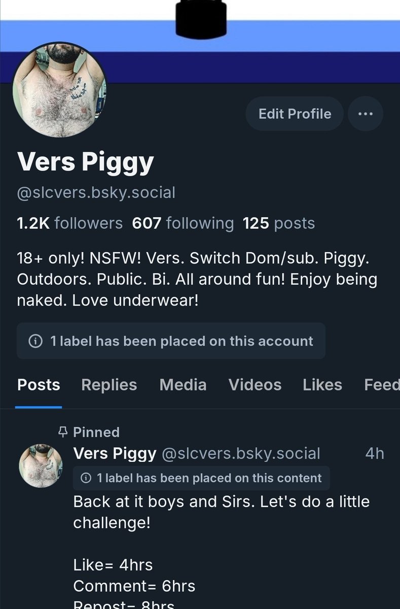 Miss me? You know where to find me! 🦋 Got a new chastity challenge posted!