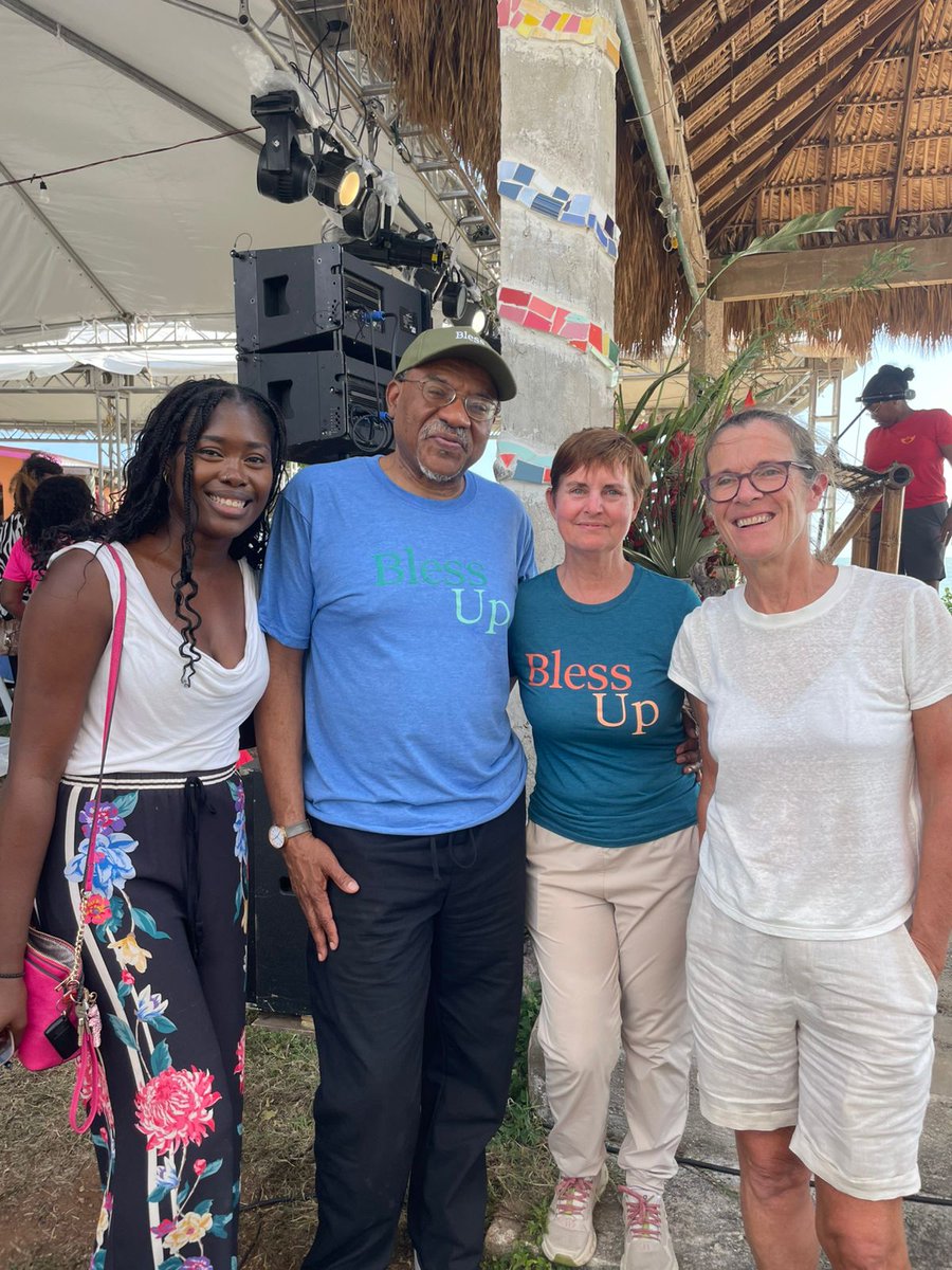 UKinCaribbean's tweet photo. British 🇬🇧 High Commissioner to 🇯🇲 @JudithSlater_UK joined Calabash Literary Festival this weekend, where UK writer Ian McEwan &amp; others were featured.
The UK, via @BritishCouncil
 &amp; #CircularCulture, proudly supports sustainable cultural exchange.
#SustainableFestivals #UKJA https://t.co/Ye1cV0c7gq