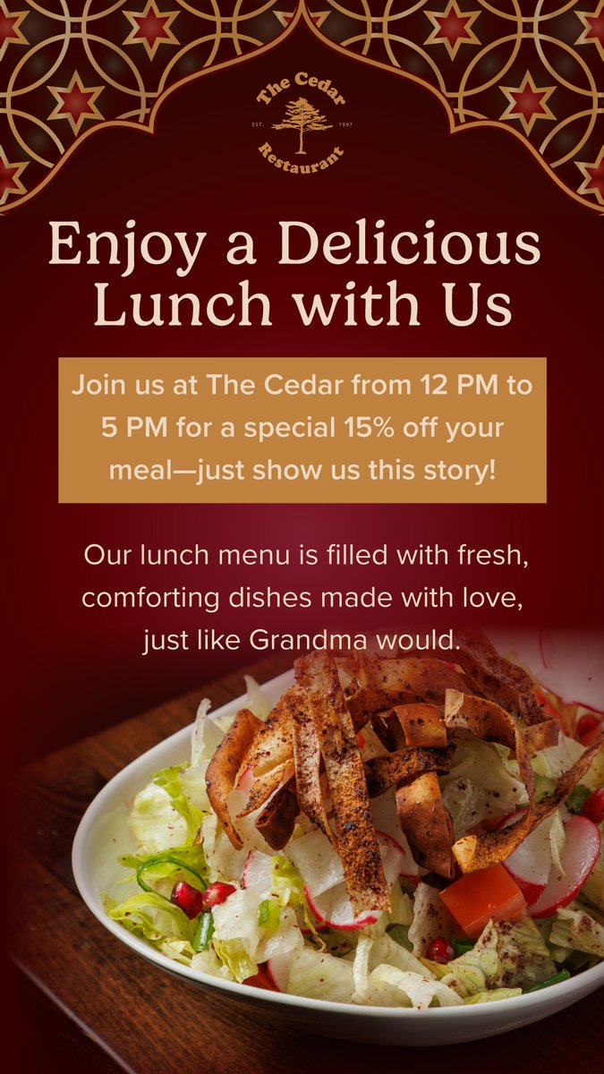 The Cedar Restaurant (@thecedarrest) on Twitter photo 