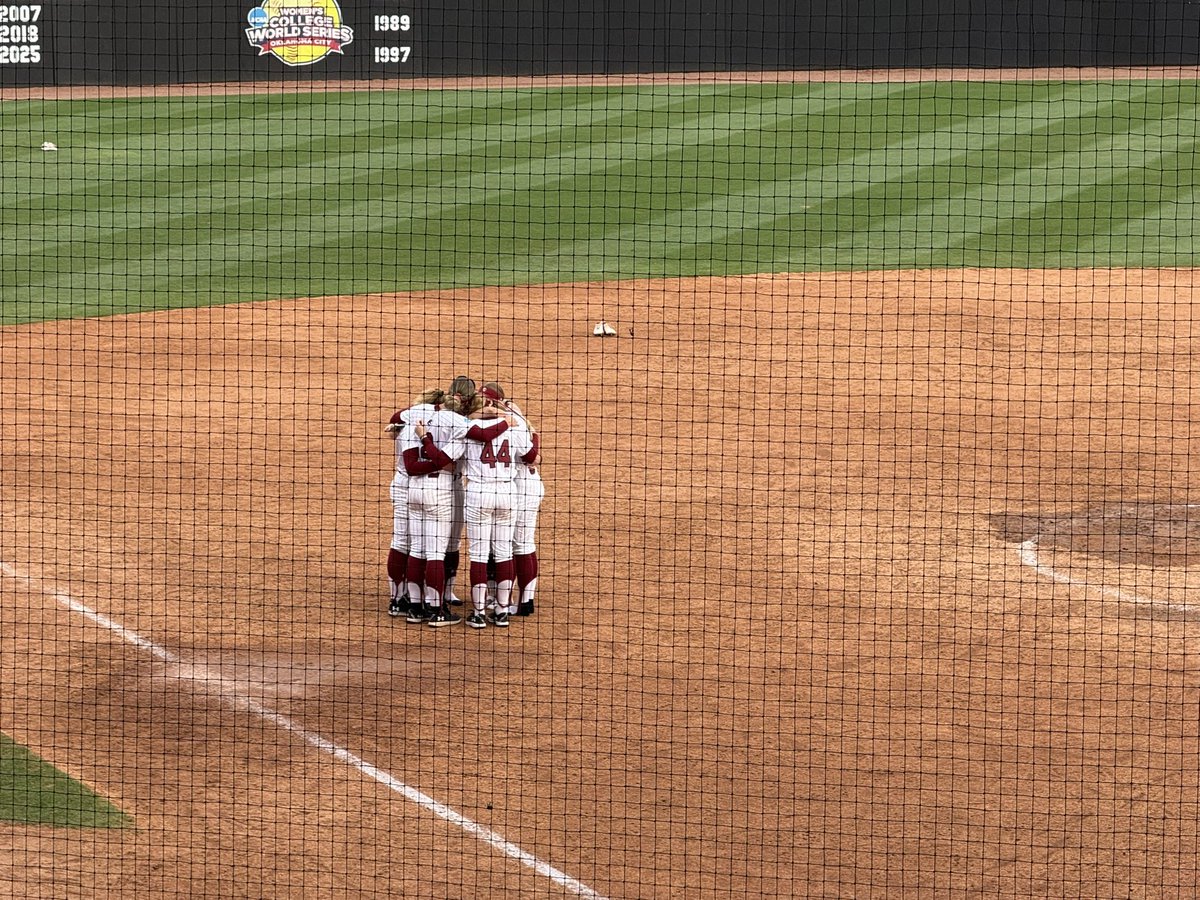 South Carolina’s seniors came out to the field with their cleats for one last moment together.