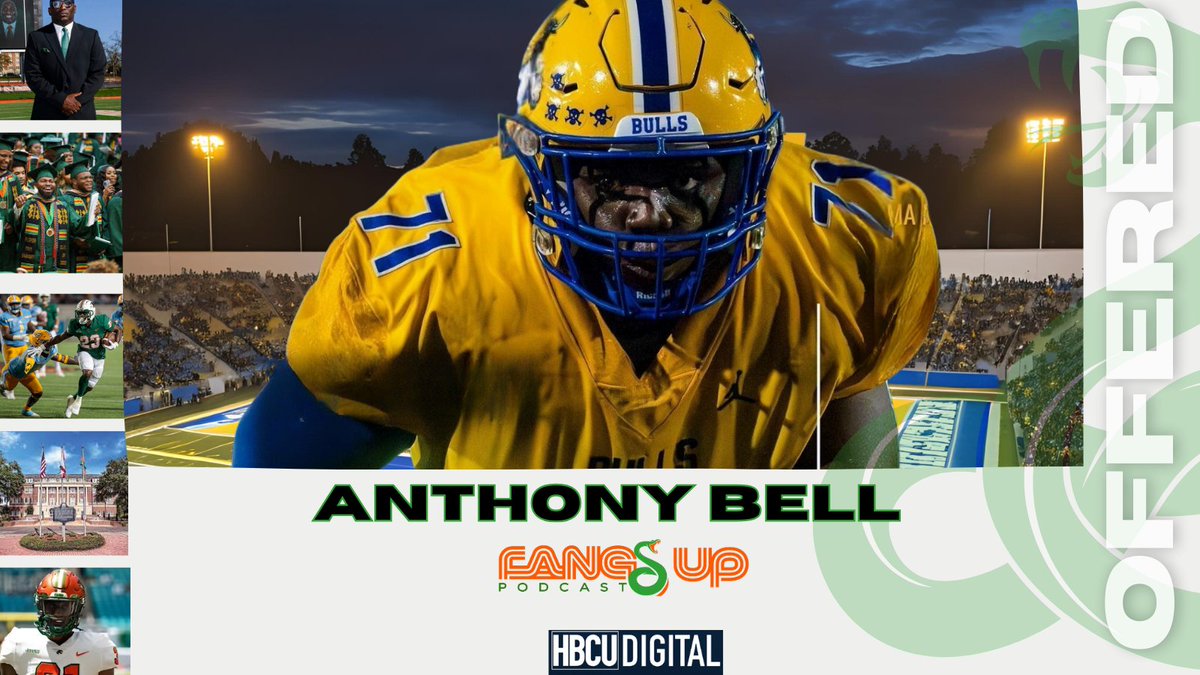 FAMU is looking to reestablish the pipeline which runs from Tallahassee to Miami by offering Anthony Bell of Miami Northwestern.

#FangsUp #FAMU #HBCU #HBCUdigital