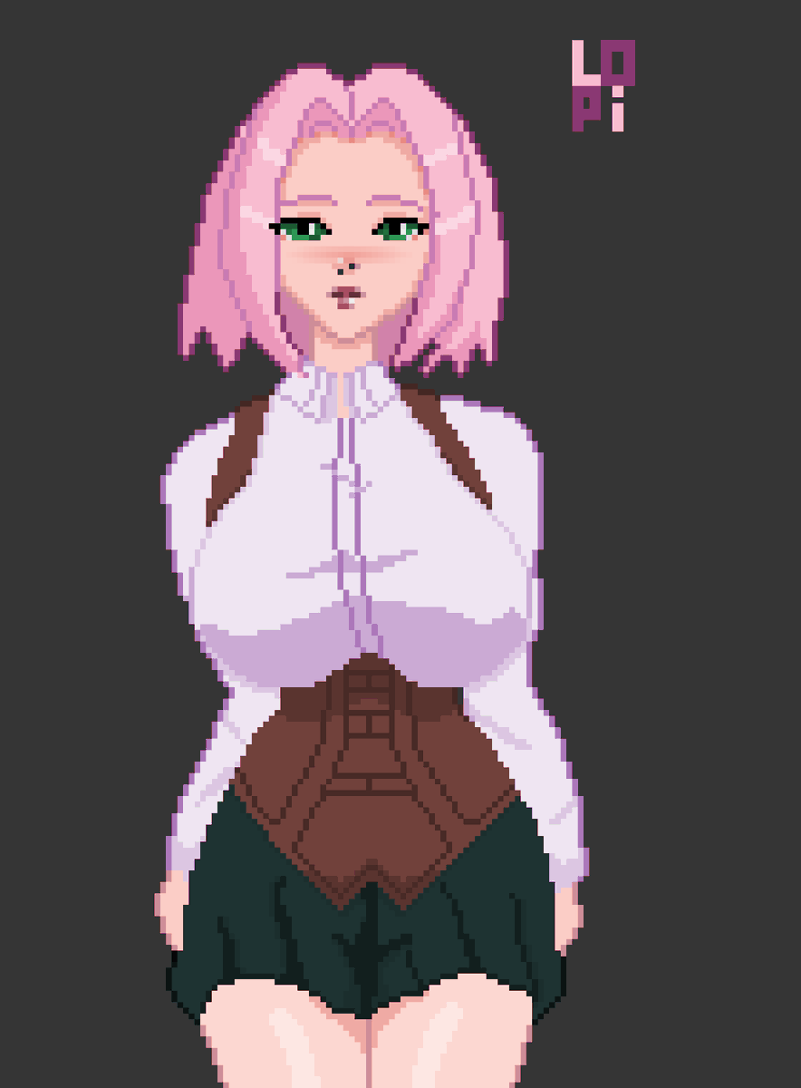 loppixel's tweet image. Sakura!! ❤️
NSFW animated version soon!👀
#sakura #NARUTO #pixelart