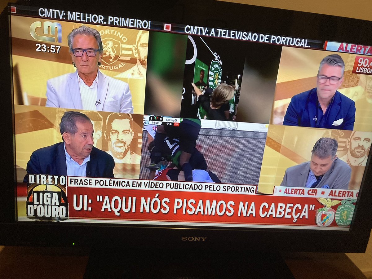 Jogadores do Sporting a celebrar o pisão na cabeça.

Depois venham chorar, monte filhos da puta.