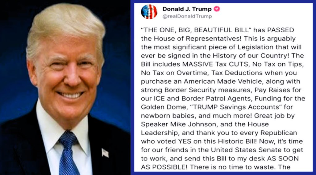 FROM POTUS: TAXES DESTROYED. BORDERS LOCKED. WOKE ERA OVER. AMERICA IS BACK — AND MAGA IS NOW THE LAW.

On May 22, 2025, President Trump dropped the legislative hammer: The One, Big, Beautiful Bill — a historic strike against socialism, bureaucracy, and globalist decay. Passed in