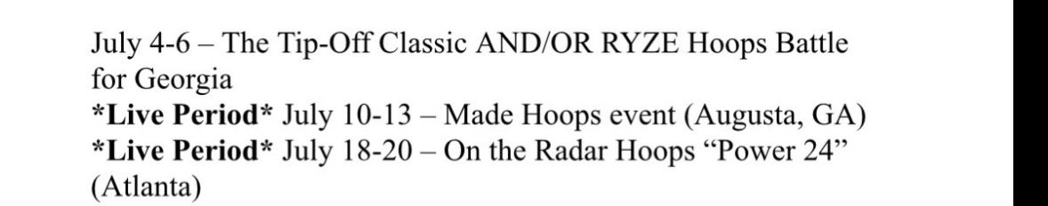 Here’s my June and July schedule as of right now

Come check me and my teammates out!  I am surrounded by a bunch of great players.