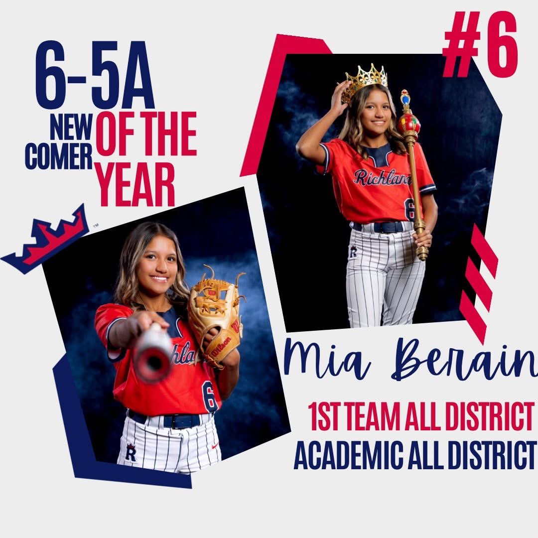 Richland Softball (@richlandsball) on Twitter photo Super proud of our Lady Royals who earned 6-5A First Team All-District!!
Mia Berain <a href="/MiaBerain/">Mia Berain</a>
Stacy Jennings <a href="/StacyPitcher78/">Stacy Jennings 2027</a>
Chauncey Guerrero <a href="/chaunceyg2025/">Chauncey Guerrero</a>
#nineforone Super proud of our Lady Royals who earned 6-5A First Team All-District!!
Mia Berain <a href="/MiaBerain/">Mia Berain</a>
Stacy Jennings <a href="/StacyPitcher78/">Stacy Jennings 2027</a>
Chauncey Guerrero <a href="/chaunceyg2025/">Chauncey Guerrero</a>
#nineforone