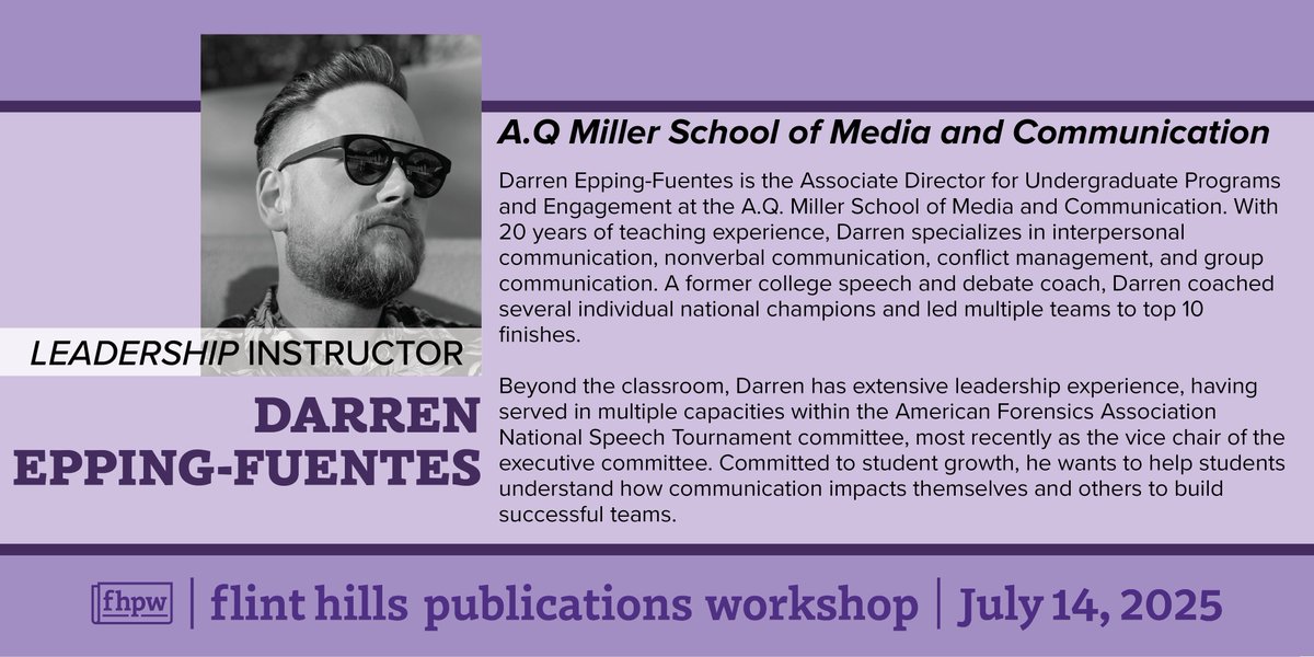 Register for FREE today: flinthillsworkshop.com