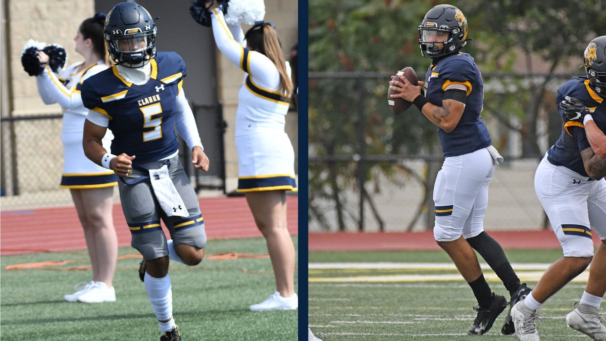 Hawkeye Uniforms (@hawkeyeuniforms) on Twitter photo Highlighting uniforms of non-FBS programs in Iowa: Clarke University.
The Pride play in Dubuque and compete in the NAIA Heart of America Athletic Conference. The Pride utilize a navy and yellow color scheme while also mixing in some grey for a varying wardrobe!
<a href="/ClarkePrideFB/">Clarke Pride Football</a> Highlighting uniforms of non-FBS programs in Iowa: Clarke University.
The Pride play in Dubuque and compete in the NAIA Heart of America Athletic Conference. The Pride utilize a navy and yellow color scheme while also mixing in some grey for a varying wardrobe!
<a href="/ClarkePrideFB/">Clarke Pride Football</a>