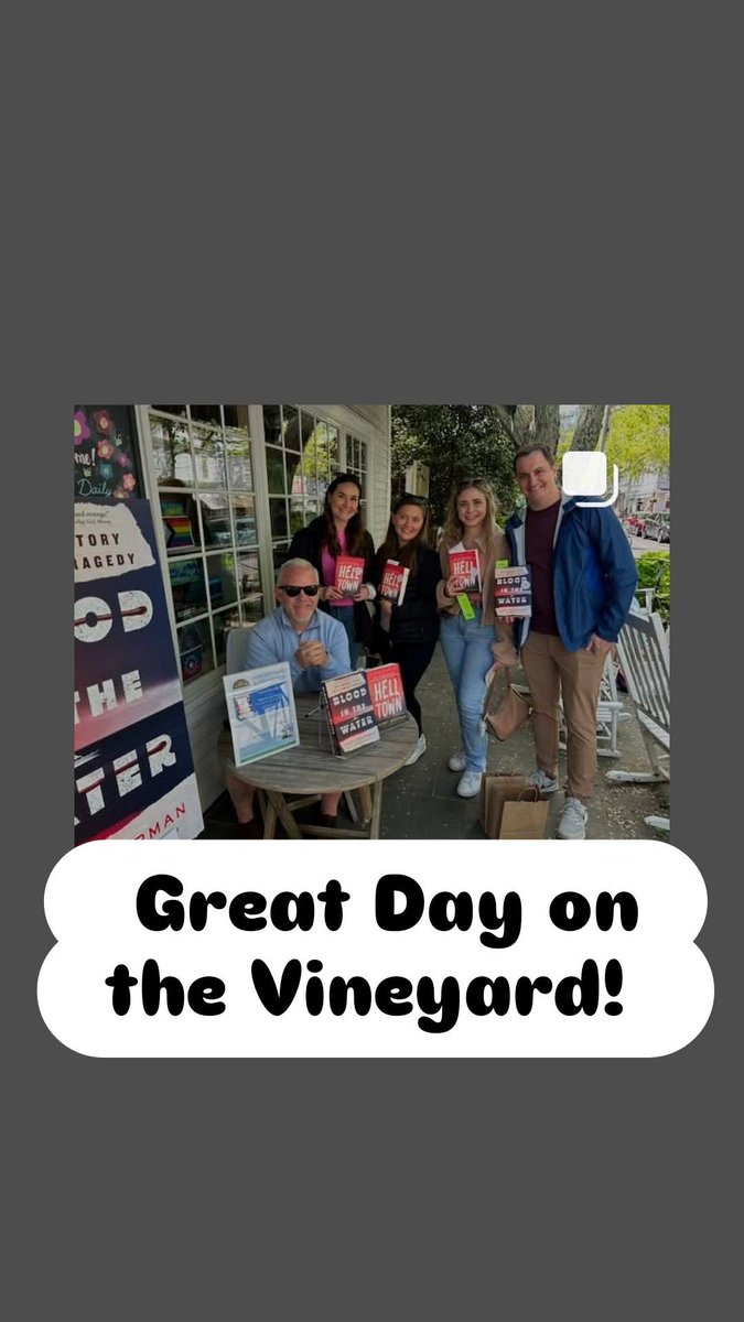 caseysherman123's tweet image. Thanks Edgartown Books for your tremendous hospitality !!