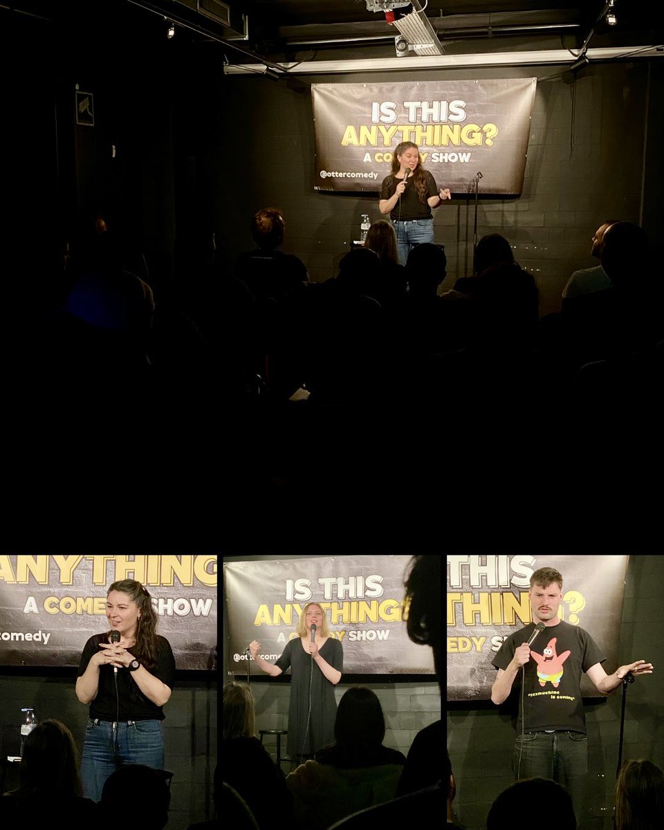 ottercomedy's tweet photo. ⭐️ Every Sunday! ⭐️
Another edition of ‘Is This Anything?’ tonight! One of the more diverse crowds we’ve had in a while - Georgia, Canada, and even Ticino!
See you next Sunday @ManaBarCH ! 🔥
#comedy #basellive #baselswitzerland #basel #standupcomedy #comedyshow #ottercomedy https://t.co/GQNupQ3xf6