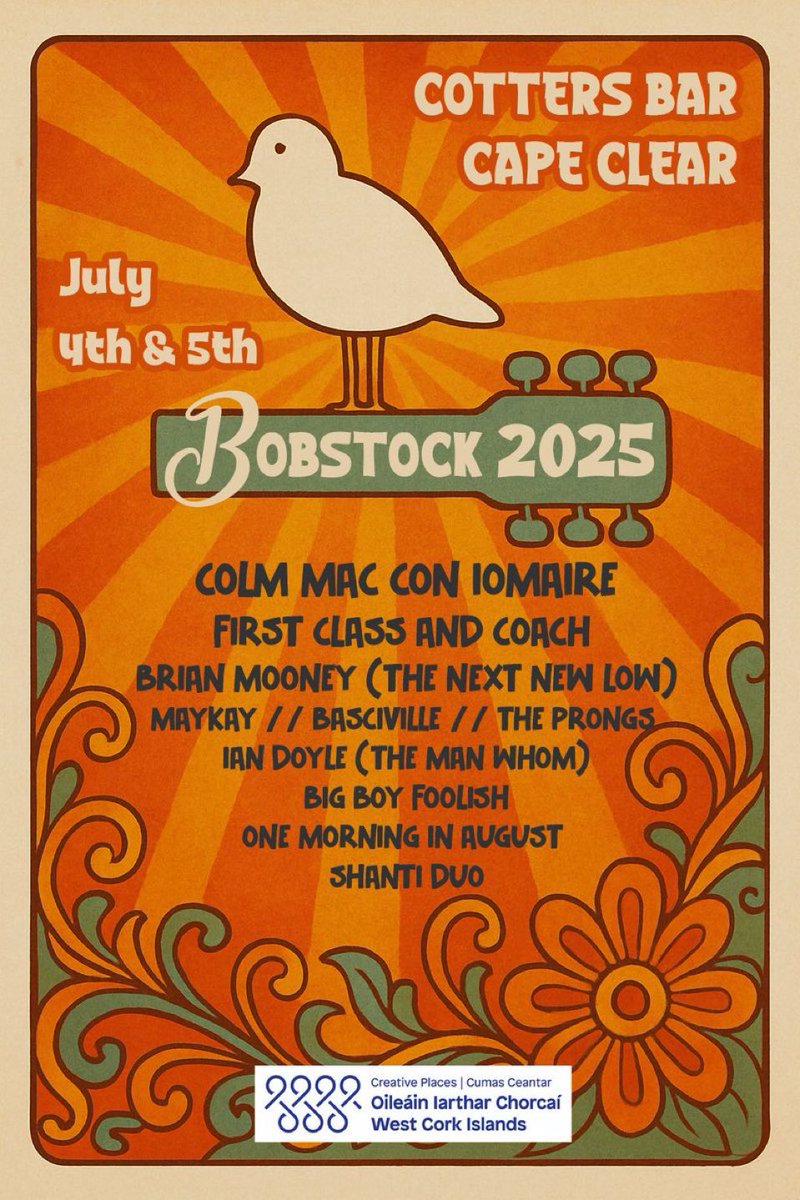 Chuffed to be billed at this super-cool festival down in sunny west Cork with a stellar line up.