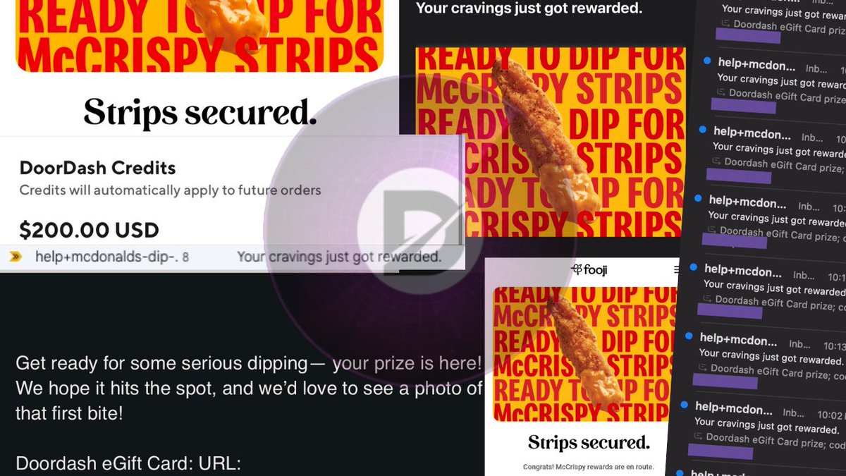 DetectorAIO's tweet image. Free DoorDash Credits!? 🚨

Detector members scored over $2,000 in DoorDash gift cards during a recent McDonald’s promotion. 🍔💸

Want in on the next one?
Join Detector Lite (our free Discord server) for a shot at full access + more drops:
👉discord.gg/8DEbeENa6S