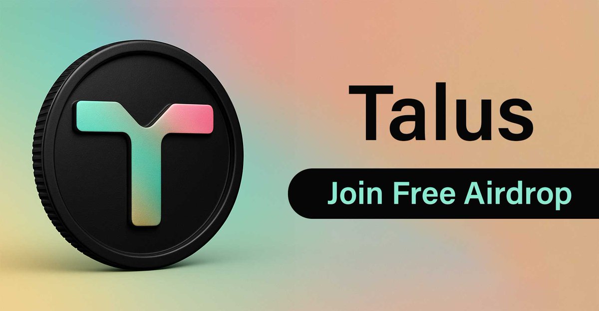 Crypto_Pranjal's tweet photo. Talus Network: New Tasks Are Live — Earn Free Points! 🪂

Talus [@TalusNetwork] is a Layer 1 blockchain built to bring AI and decentralized tech together. It powers on-chain “Smart Agents,” enabling autonomous AI use in apps like DeFi, gaming, and more.

- Raised $9M in funding
- Backed by Polychain, Animoca Ventures & others

———————

We already completed some quests in their old portal. Now, they’ve launched a new UI with fresh tasks — complete as many as you can to earn points.

These points might just be your ticket to the Talus airdrop.

✅ How to get started:

1. Visit: https://t.co/qHOaSEKNBb
2. Connect your EVM wallet
3. Complete all the "Onboarding" tasks first

If you used the old portal, once you link your Discord, you might be prompted to merge your account. Go ahead and do it — all your previously earned points will be restored.

After completing the onboarding tasks, you’ll unlock Daily Missions and X tasks. Keep going and stack as many points as you can.

▶️ Full guide: https://t.co/fiyl7sGZx3

There’s also a daily check-in — bookmark the page and stay consistent.