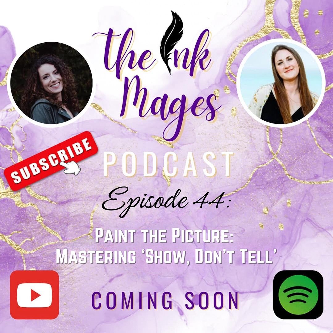 A new episode of The Ink Mages Podcast drops soon! 

✨The Ink Mages discuss the proverbial “Show, Don’t Tell” on our next episode!

✨ Subscribe to our channel so you don’t miss any of our episodes! 

YouTube: youtube.com/@theinkmages?s…

Spotify: open.spotify.com/show/5Hmvlqdtj…

#podcast