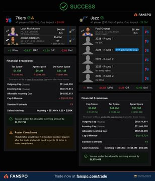 AjenorNBA's tweet image. Bueno gente,les toca votar,cual de los 3 trades de Markkanen haria? La de Pistons,la de Sixers o la de Nuggets,les dejo encuesta abajo para que voten