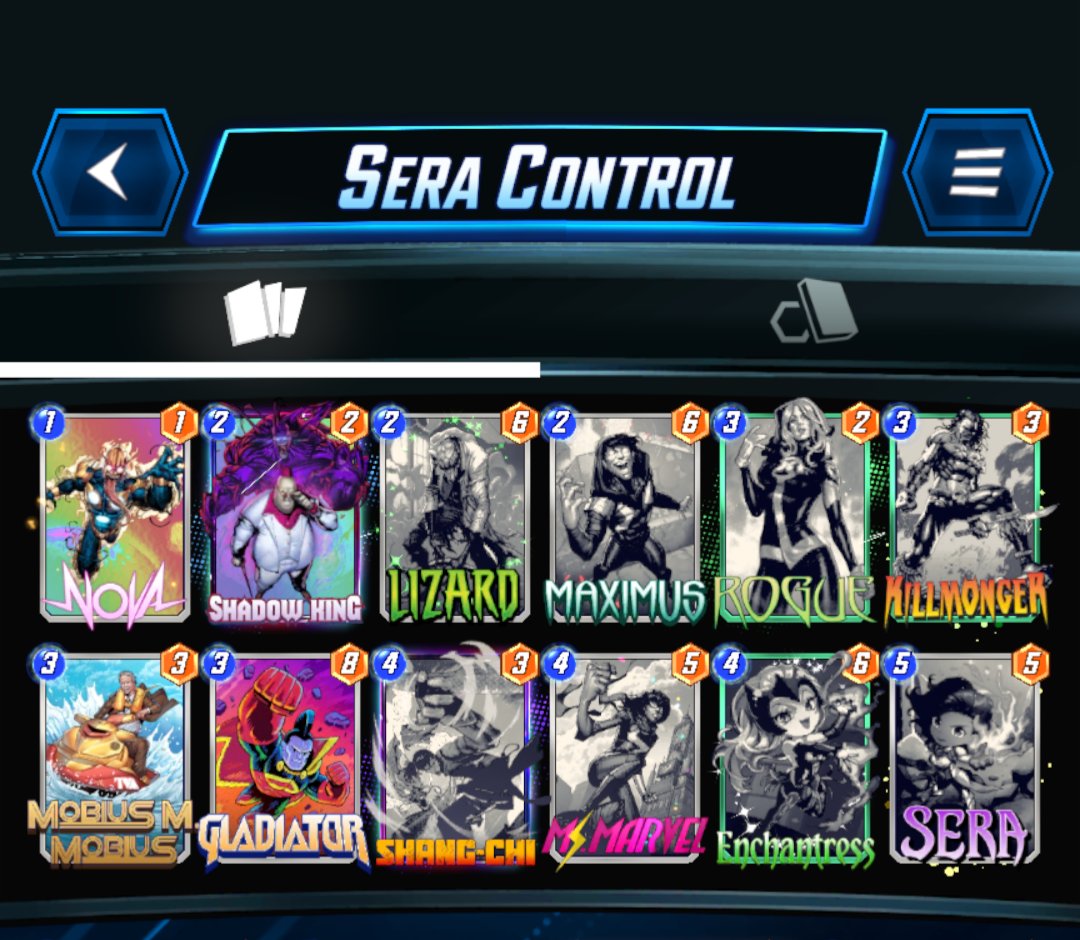 LeonDaFamilyMan's tweet photo. Went on like a 9-10 month hiatus ran sera control and Drac zoo exclusively as I'm so far behind on all the new cars (I'm CL 15Kish) . Rank 10- infinite in about a week- week 1/2 . U the game has changed quite a bit since I last played.  @MARVELSNAP @snapjudgecast @SnapDecks https://t.co/qyM0mNLc1m