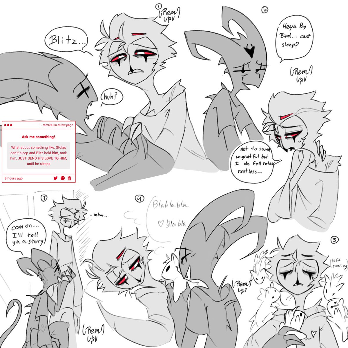 Restless stolas.