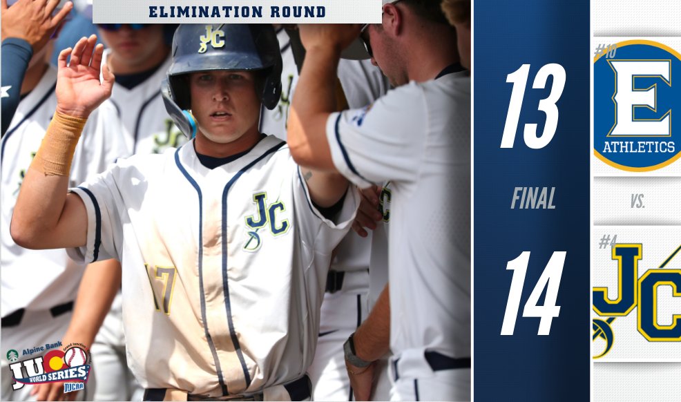 ⚔️The Cavs survive and advance in Grand Junction!

Johnson County picks up the W in an elimination game at the 2025 #NJCAABaseball DI World Series.

njcaa.org/championships/…