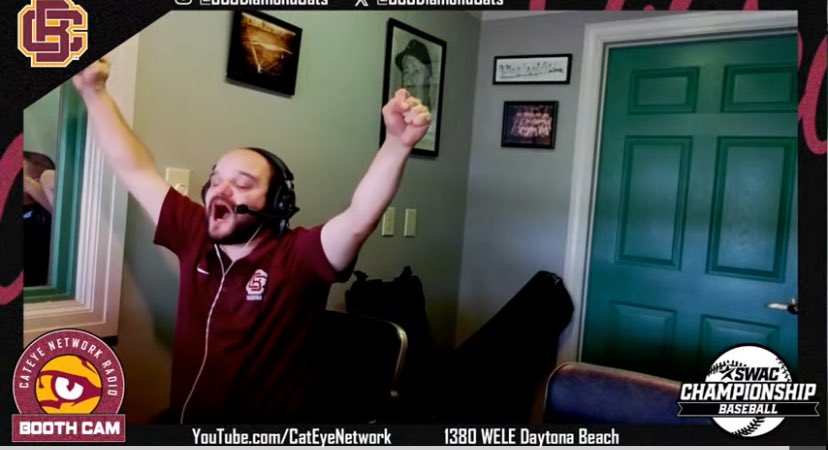 If you missed the booth cam of today’s <a href="/CatEyeNetwork/">The CatEye Network</a> radio broadcast, let’s just say my reaction to the walk off home run speaks for itself.