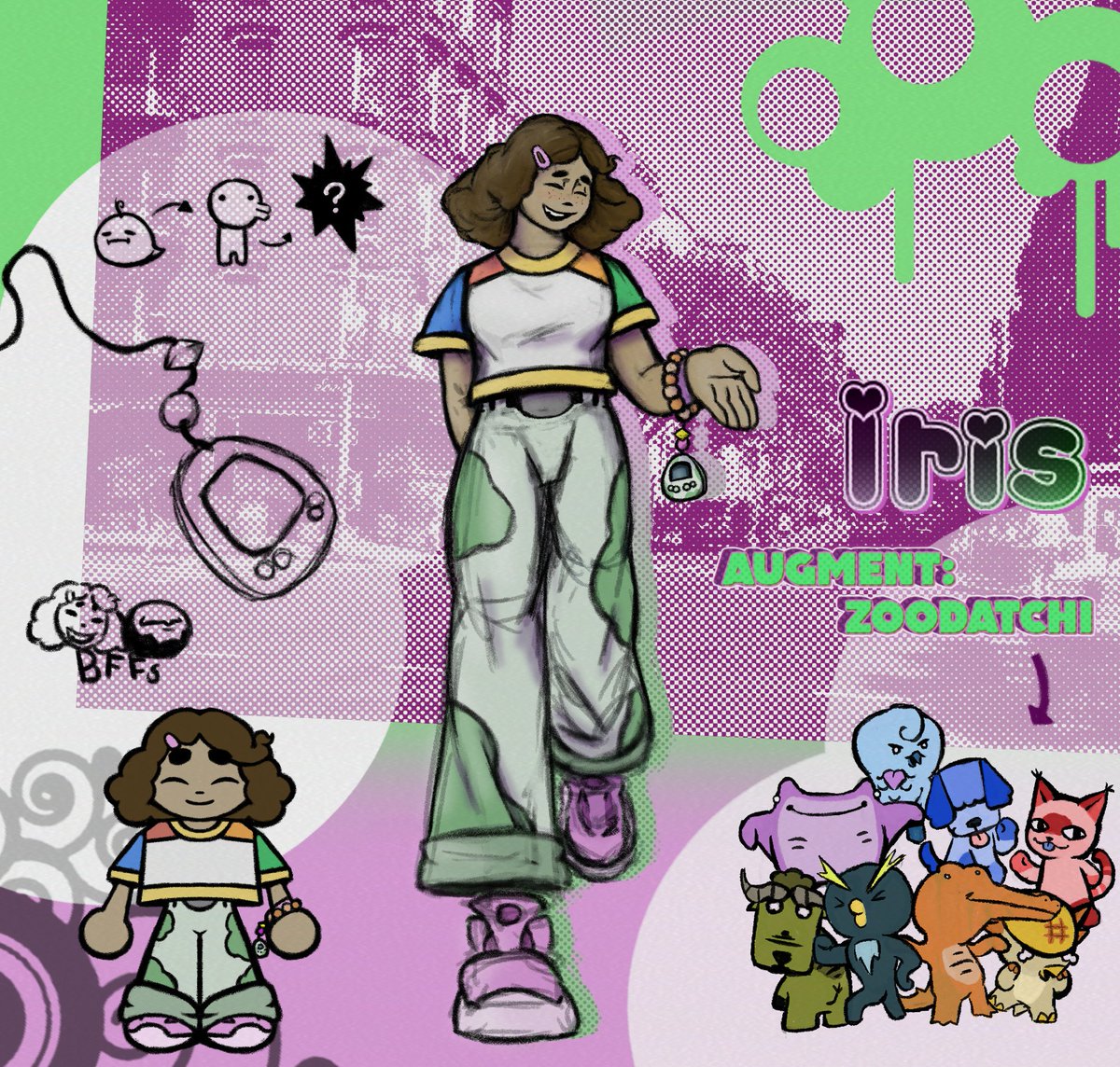 NobodyGhostly's tweet photo. Modern Monsters
Character: Iris

#characterdesign #comic #y2kart #fruitgermetro https://t.co/1OyhZL5eUX