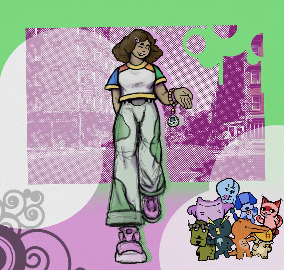 NobodyGhostly's tweet photo. Modern Monsters
Character: Iris

#characterdesign #comic #y2kart #fruitgermetro https://t.co/1OyhZL5eUX