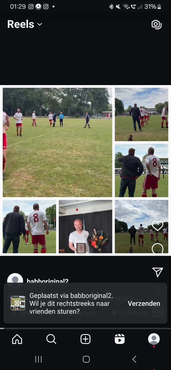 5 augustus 1994 mocht ik debuteren in de hoofdmacht van <a href="/SVBABBERICH/">SV BABBERICH</a> 
Bijna 31 jaar later mocht ik vorige week mijn laatste minuten maken in het eerste elftal. Mooi om het repect van mijn medespelers te mogen ontvangen. 
#trots #genieten