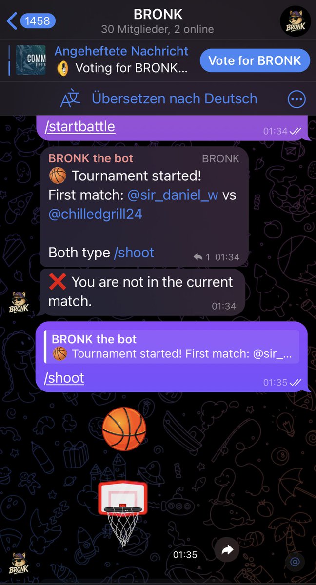 bronkverse's tweet photo. Play now a BRONKs basketball tournament in our community with /newbattle
#solana #bronk $bronk #bonk #memecoin https://t.co/1yaYVtbhMU