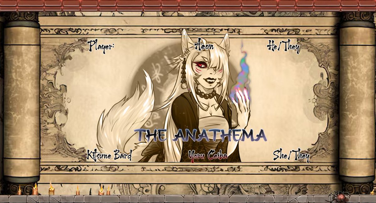 Evermore_VT's tweet image. Next up amongst our players 

We got @aeonsmiles 

Aeon will be playing The Anathema, Yoru Ceiba