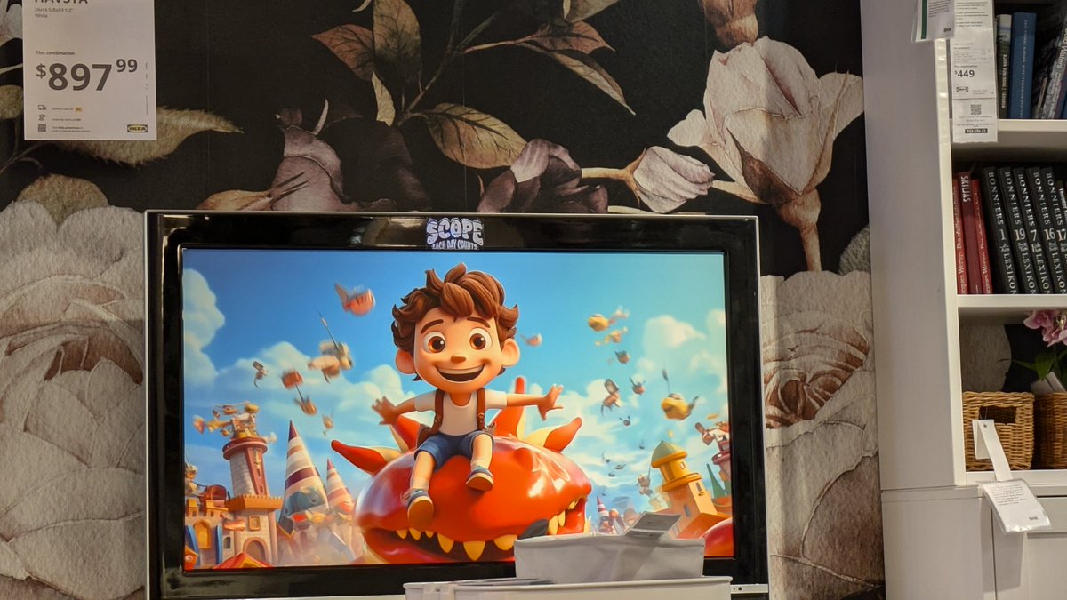 JonasNG's tweet photo. Hey @IKEA why are you bothering with AI slop in your stores?

You have amazing artists and have previously collabed with incredible artists.

This is awful seeing. https://t.co/JjawmtWI9n