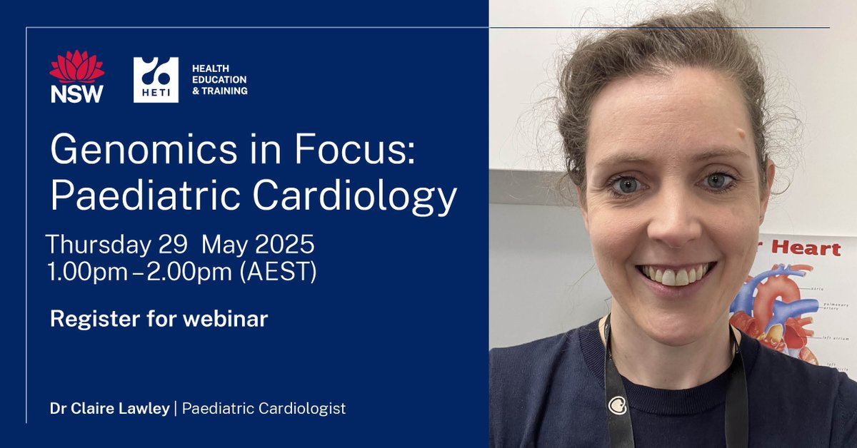 Centre for Genetics Education, HETI NSW Health tweet media