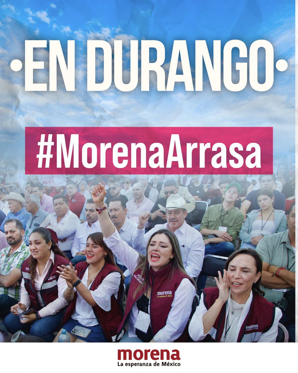 Ante las terribles campañas de desinformación y las embestidas de la derecha... 
Aqui hay pueblo organizado, la 4T es de la gente y Durango es 4
#MorenaArrasa #DrEnriquezPresidente