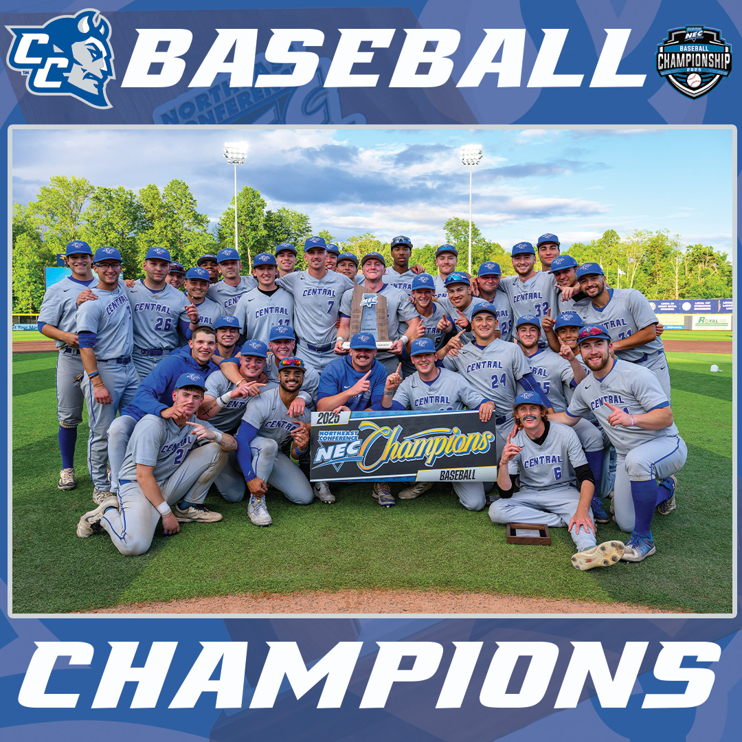 CCSU Blue Devils (@ccsubluedevils) on Twitter photo ⚾️ NEC CHAMPIONSHIP RECAP
G1: <a href="/ccsubaseball/">CCSU Baseball</a> 7, LIU 8
G2: CCSU 6, LIU 5 (12 inn.)
⚾️ Cameron: Tournament MVP
⚾️ Borghese, Ducatelli, Gordon: All-Tourney Team
⚾️CCSU: 9th NEC 🏆
📰 🔗 tinyurl.com/yhbnn4zb
⏭ NCAA Tournament announced Mon. 12pm
#GoBlueDevils | #NECBaseball ⚾️ NEC CHAMPIONSHIP RECAP
G1: <a href="/ccsubaseball/">CCSU Baseball</a> 7, LIU 8
G2: CCSU 6, LIU 5 (12 inn.)
⚾️ Cameron: Tournament MVP
⚾️ Borghese, Ducatelli, Gordon: All-Tourney Team
⚾️CCSU: 9th NEC 🏆
📰 🔗 tinyurl.com/yhbnn4zb
⏭ NCAA Tournament announced Mon. 12pm
#GoBlueDevils | #NECBaseball