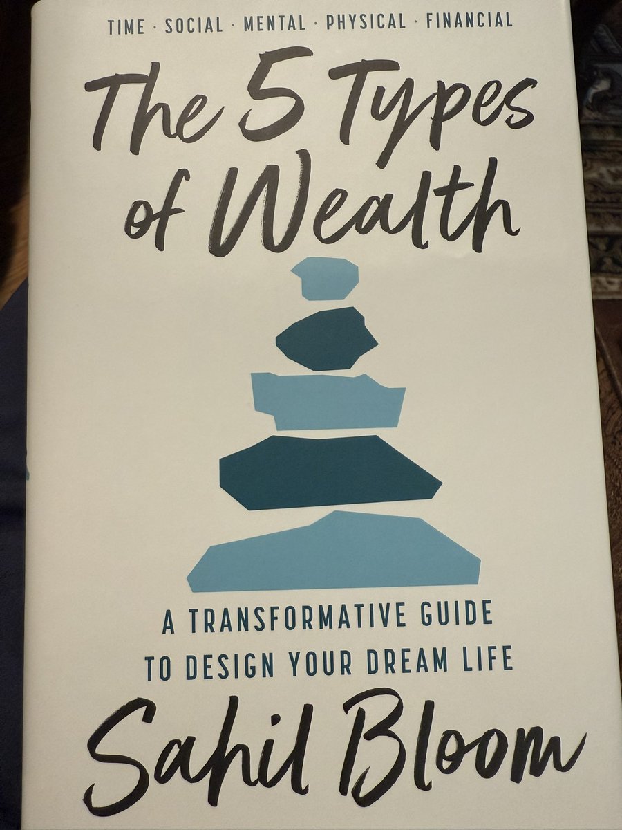 chadinabhan's tweet photo. One of the best books I read so far this year. 
The 5 Types of Wealth by @SahilBloom and it’s not easy writing a letter to my older self…..
Highly recommended - a must read. https://t.co/8EDgXOgcdx