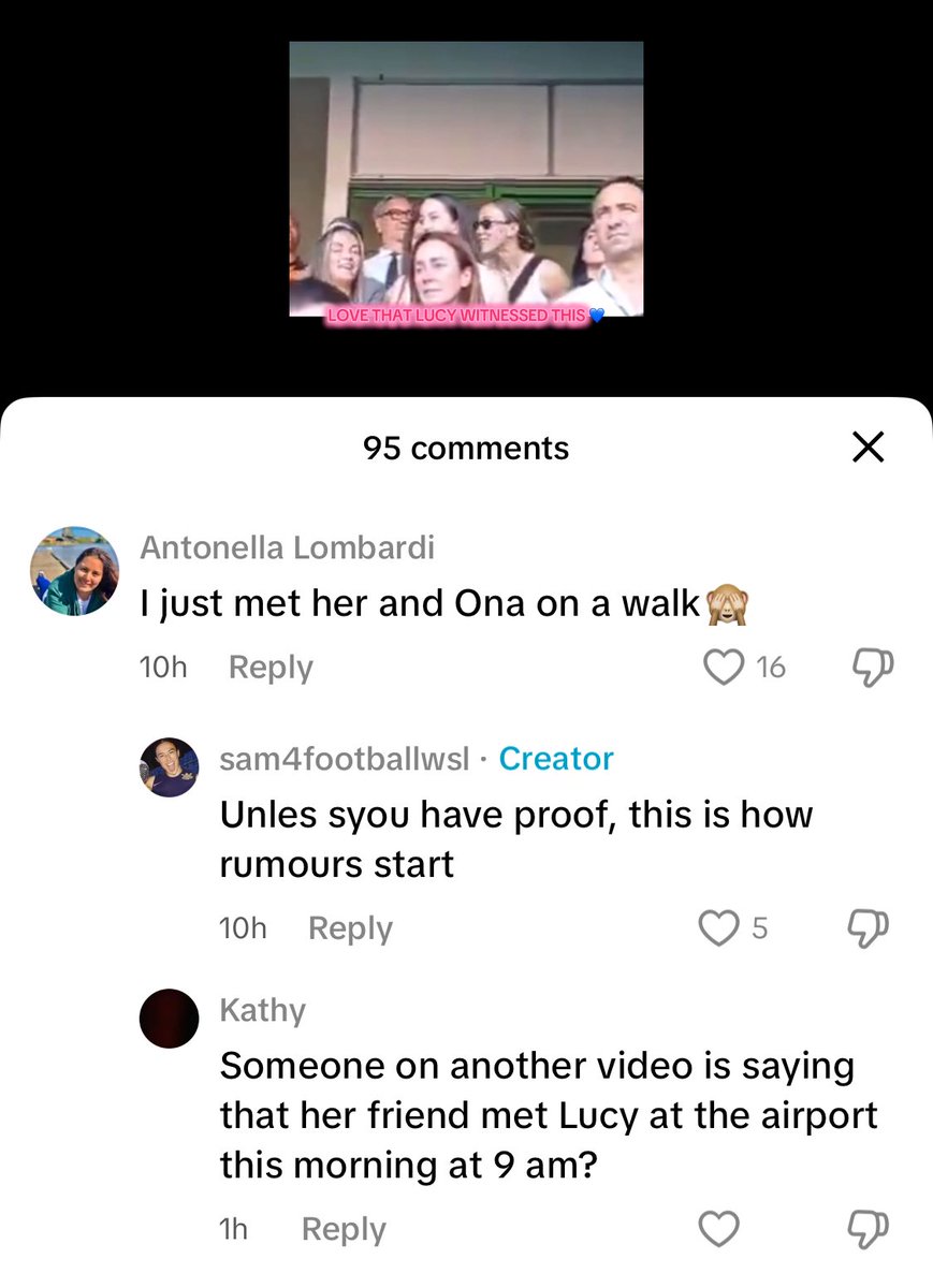 EMMAyOnaB's tweet photo. Hahahahaha the lies. They all arguing. Lucy Bronze went home and never saw Ona Batlle. What jokers https://t.co/Hdvyiyxe37