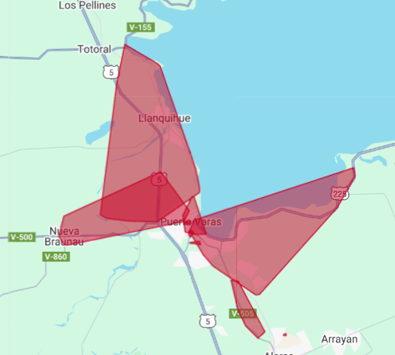 🔴 URGENTE | 14 mil viviendas se encuentran sin suministro eléctrico en Puerto Varas, Región de Los Lagos. #Tornado #PuertoVaras