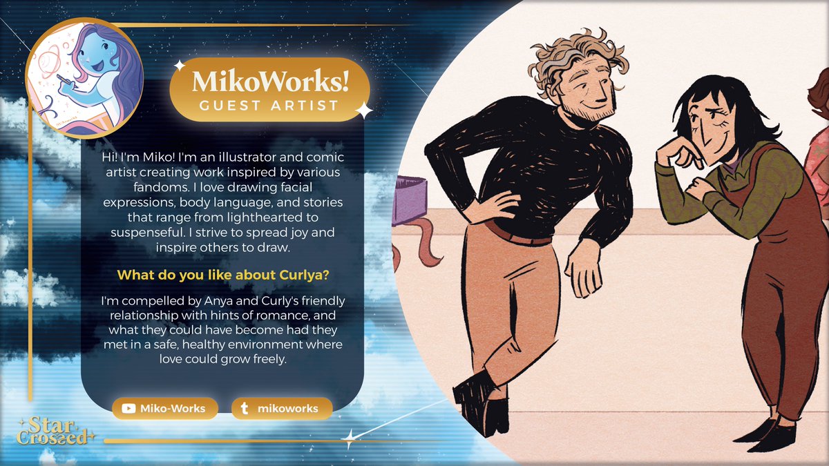 curlyazine's tweet image. GUEST SPOTLIGHT ✨💊

Meet Miko! She&apos;s one of our guest artists. You might know her from her comic-like style. 

Take a peek at the image below for a short description and a sample of her work!

#Mouthwashing #curlya