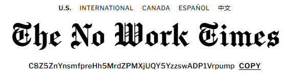 oh yeah fucking send it

HUGE news for the unemployed

$NWT