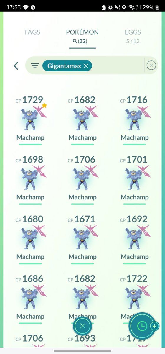 tirtharupsaha's tweet photo. Hey @NianticHelp
Did 20 Remote raids of Gigantamax Machamp, not even a single shiny?
Was this intentional for the remote raiders?? @PokemonGoApp https://t.co/16Wf7FXa8F
