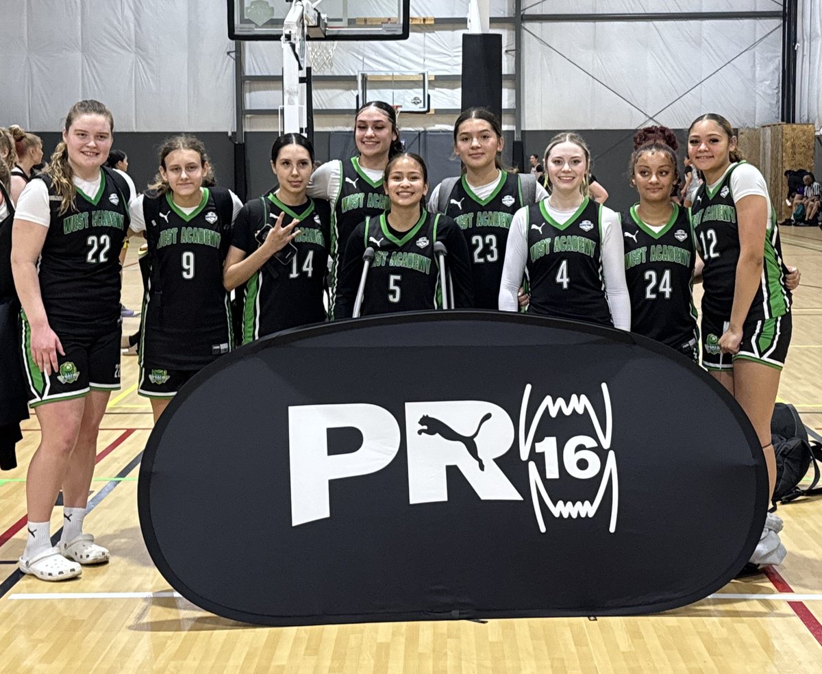 West Academy 16u Girls finished the day 44-25 victory vs Utah Stars led by Janielle Krise 12pts, 8rebs, 2stls, Junie 7pts, 7rebs, Dakari Weatherly 5pts, 5rebs, Gracie C. 5pts, 4stls, Mae 5pts, 5rebs, Raygen C. 4pts, 2stls, Jayla C. 3pts, 2stl, Kai 3pts. These ladies finished