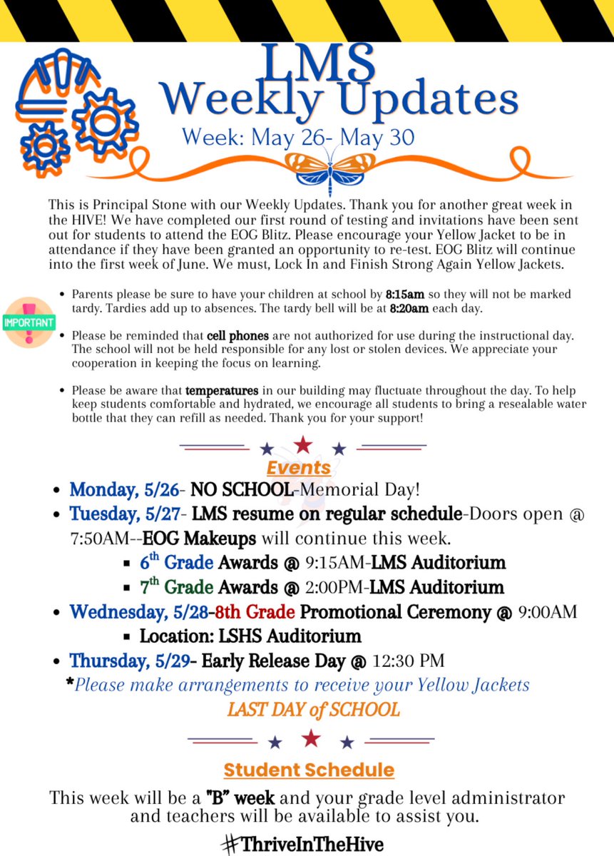 Weekly Updates🧡💙
<a href="/LCSJackets/">Lexington City Sch</a> <a href="/LexMidSchool/">Lexington MS</a>