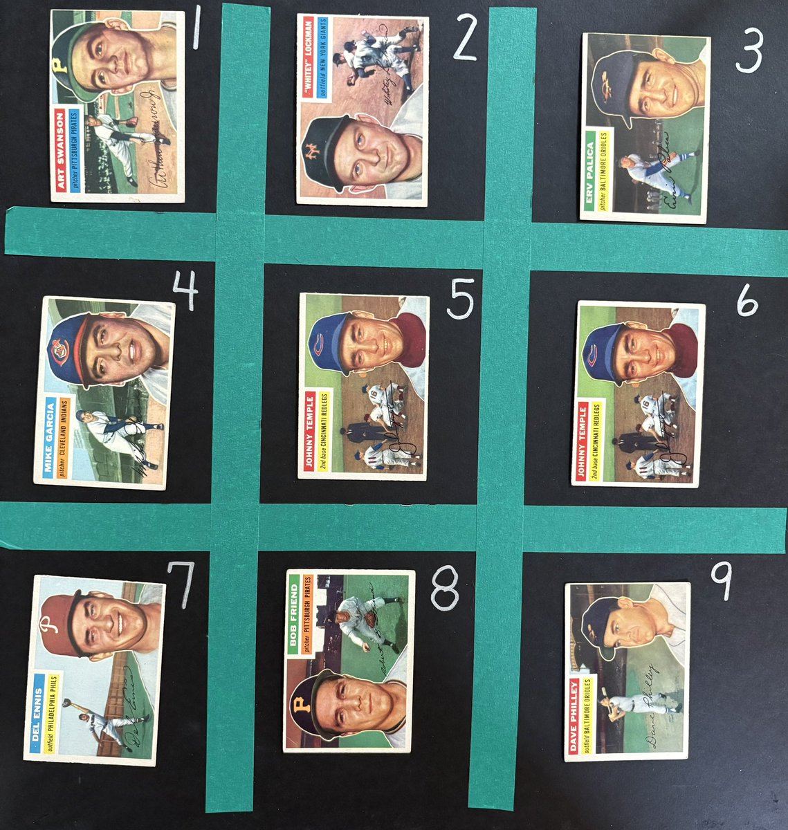 burrisjohn's tweet image. Lot #59
1956 Topps
$3 each
Claim by number
See my pinned tweet for shipping and payment info.
