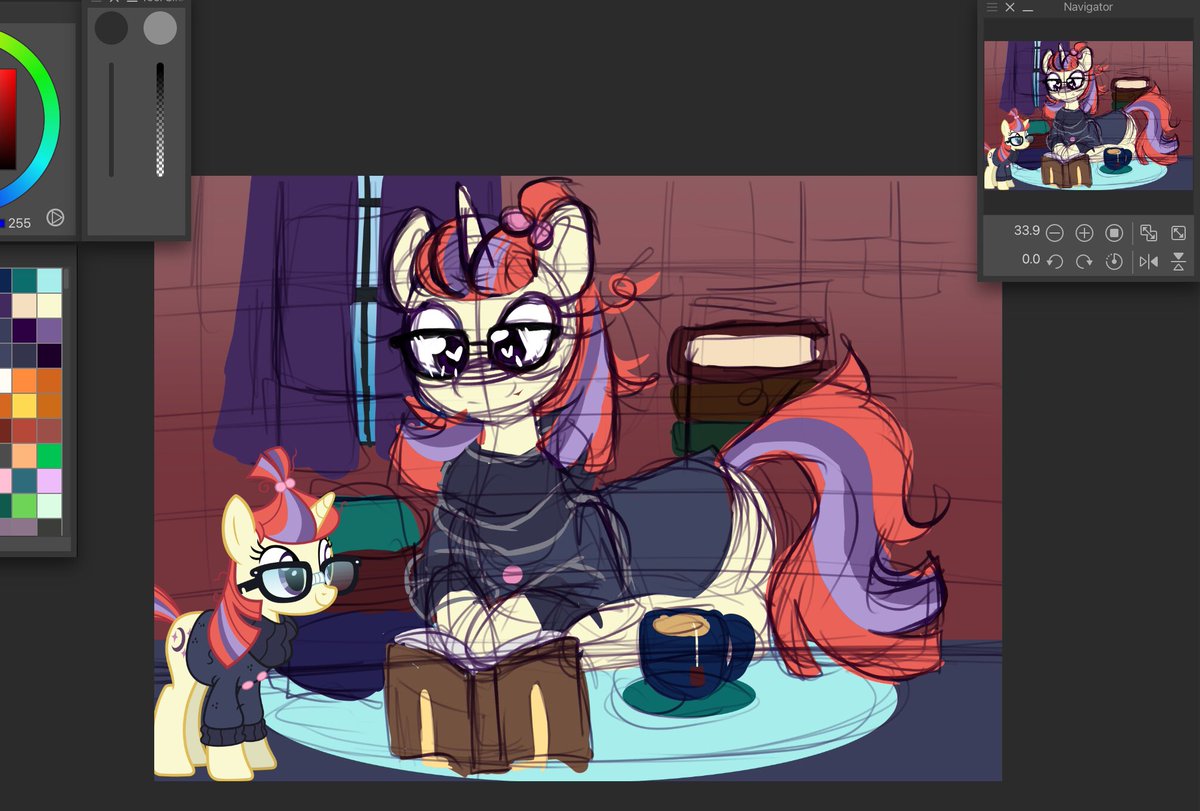 A little Moondancer  wip