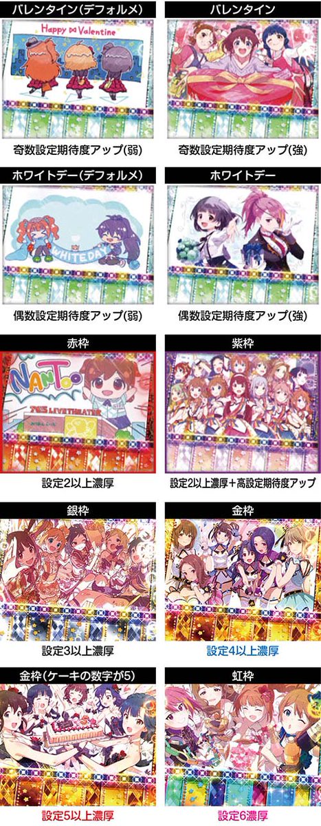 更新のお知らせです 【スマスロ アイドルマスター ミリオンライブ