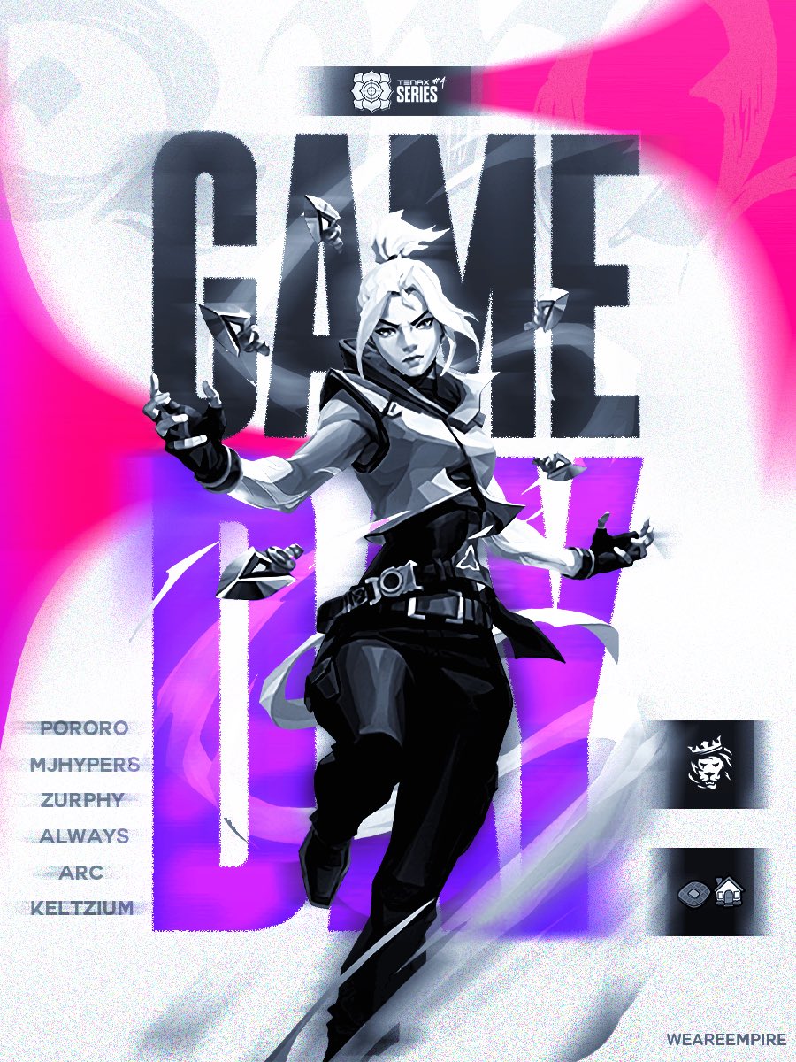 EMPIRE Gaming (@empiregamingna) on Twitter photo Itβs game day for our GC Girls in the <a href="/TenaxTourneys/">Tenax Tournaments</a> GC series!
EMPIRE GC vs Waffle House
Good luck <a href="/MJHypers/">Meg</a> <a href="/pororoval/">chloe</a> <a href="/rosalovesuu/">rosa α₯«α‘</a> <a href="/zurphyfps/">zurphy</a> <a href="/cciscray/">cc</a>
#OurKingdom #WeAreEMPIRE Itβs game day for our GC Girls in the <a href="/TenaxTourneys/">Tenax Tournaments</a> GC series!
EMPIRE GC vs Waffle House
Good luck <a href="/MJHypers/">Meg</a> <a href="/pororoval/">chloe</a> <a href="/rosalovesuu/">rosa α₯«α‘</a> <a href="/zurphyfps/">zurphy</a> <a href="/cciscray/">cc</a>
#OurKingdom #WeAreEMPIRE