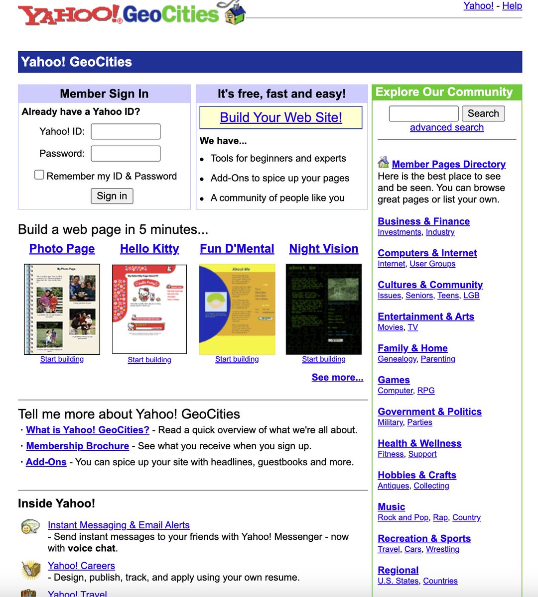 josef_digital's tweet image. Remember when this was the internet?
nothing but gifs, guestbooks, and chaos
🕸️ angelfire.com

#webcore #geocities #retroweb #90sInternet