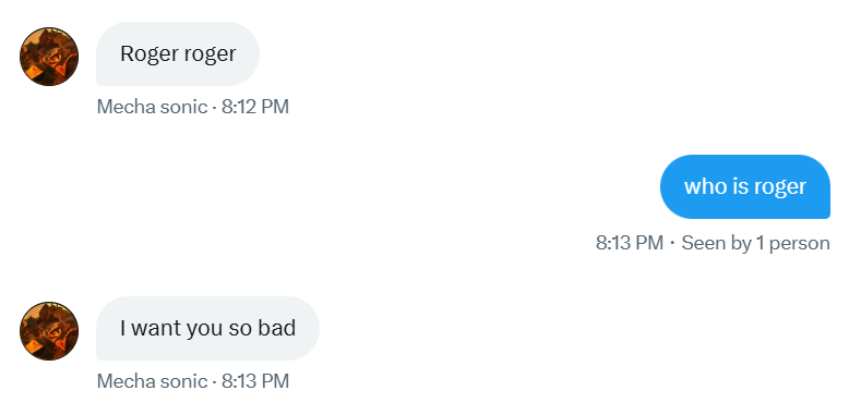 FAKEMERALD's tweet image. but seriously who&apos;s roger?
#CHAOSUNITY