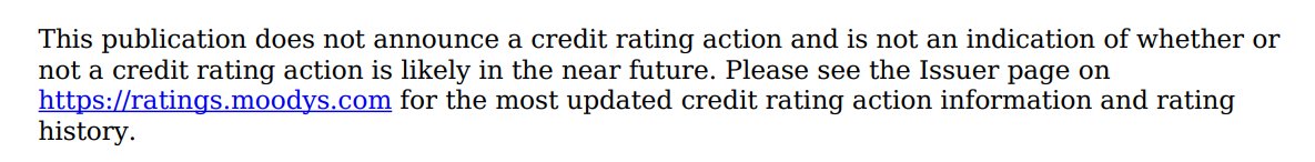 Este titular y todos los que surgieron señalando lo mismo son falsos. En el inicio del documento la calificadora deja claro que esa publicación NO  comunica ninguna acción sobre el rating soberano.